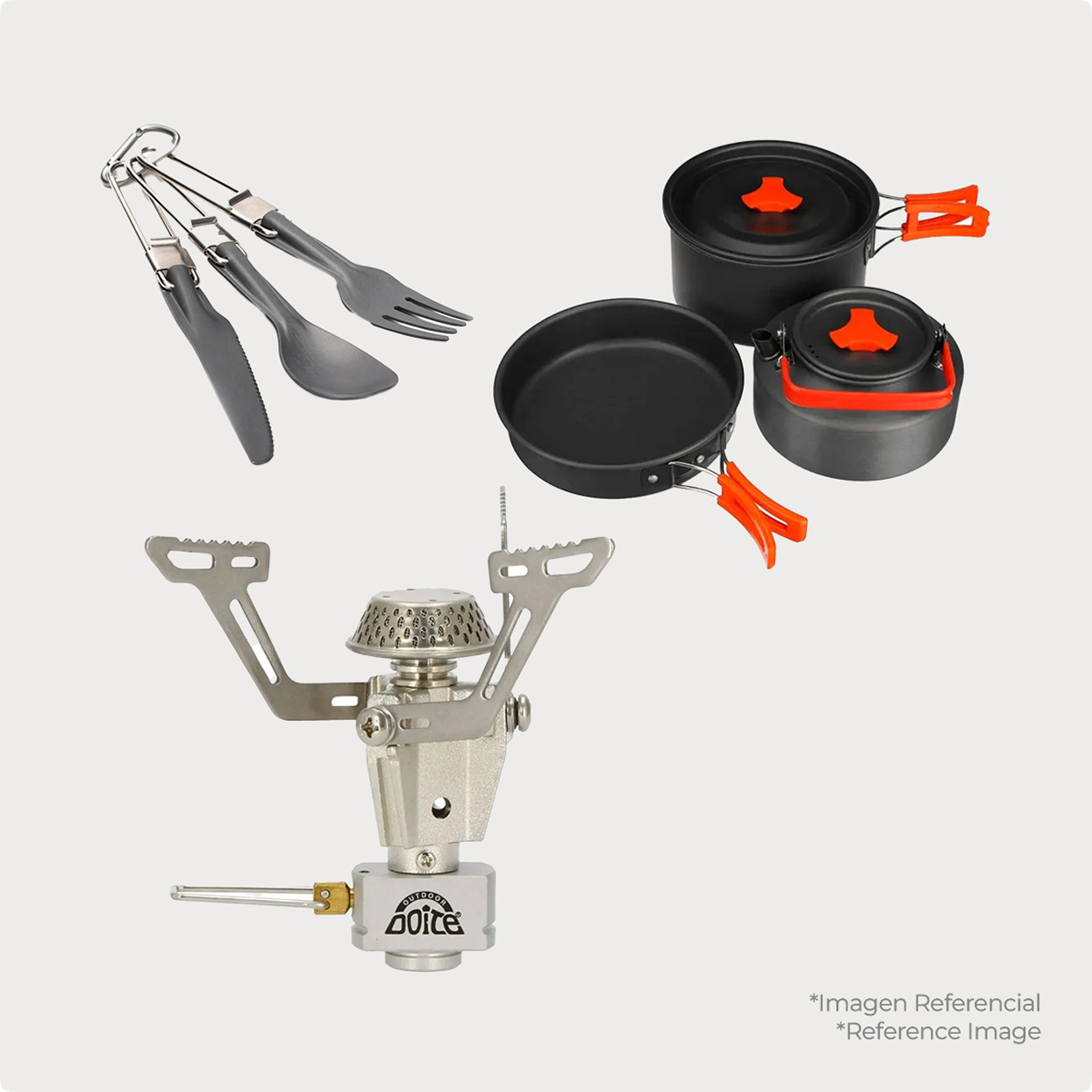 Kit Cocina Full (cocinilla + olla + cubiertos)