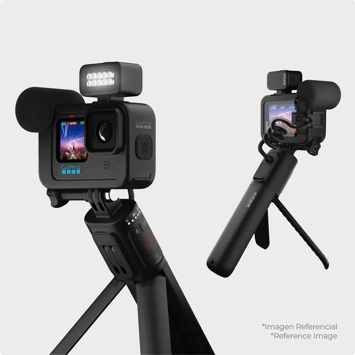 GoPro 12 Black + batería + SD + bastón